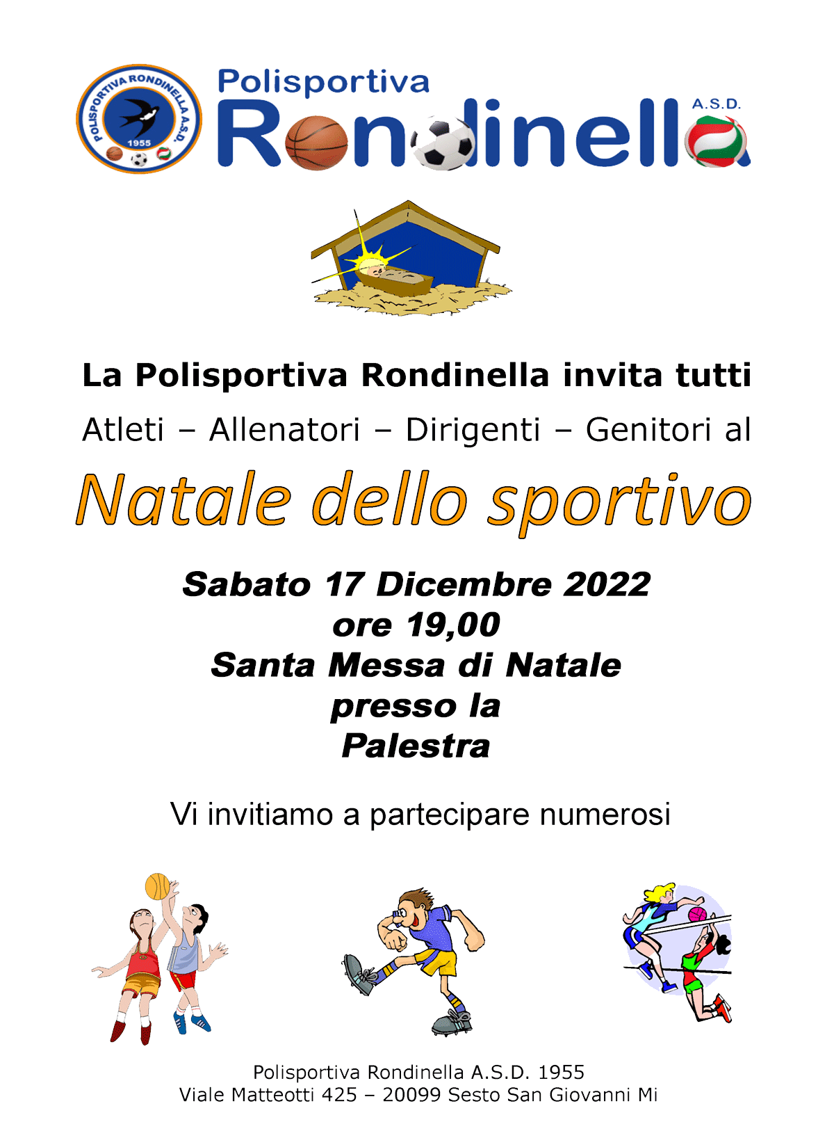 Natale dello sportivo 2022